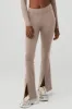 Airbrush High-Waist Flutter Legging - Taupe sold by Alo Yoga