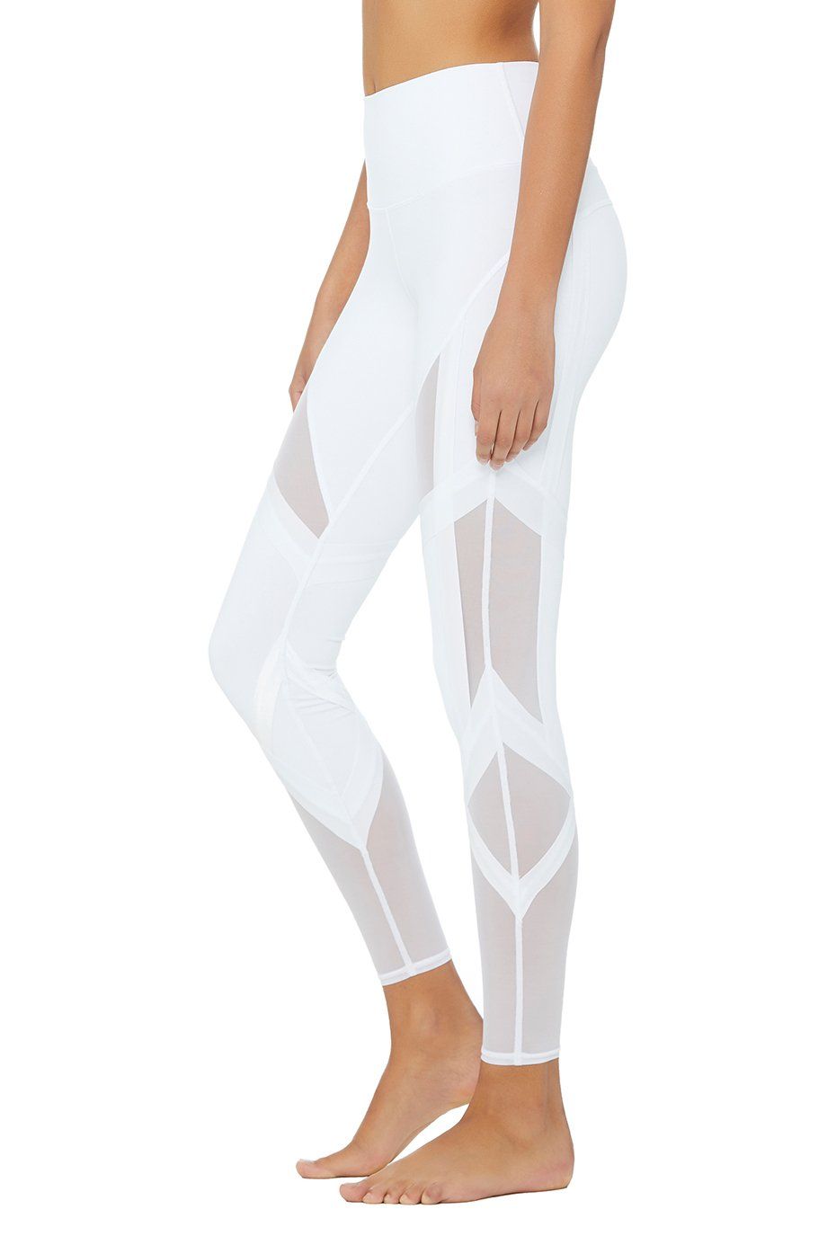 High-Waist Bandage Legging - White sold by Alo Yoga