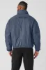 Latitude Light Weight 1/2 Zip Pullover Jacket - Bluestone sold by Alo Yoga