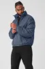 Latitude Light Weight 1/2 Zip Pullover Jacket - Bluestone sold by Alo Yoga