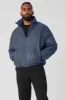 Latitude Light Weight 1/2 Zip Pullover Jacket - Bluestone sold by Alo Yoga