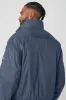 Latitude Light Weight 1/2 Zip Pullover Jacket - Bluestone sold by Alo Yoga