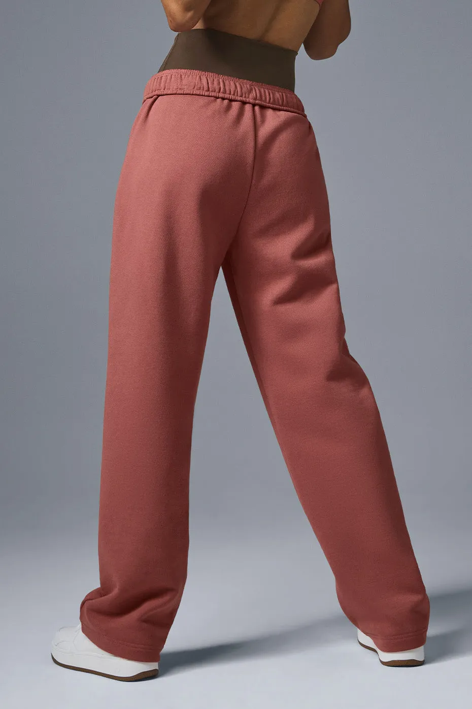 Accolade Straight Leg Sweatpant - Soft Terracotta sold by Alo Yoga product image thumbnail 2
