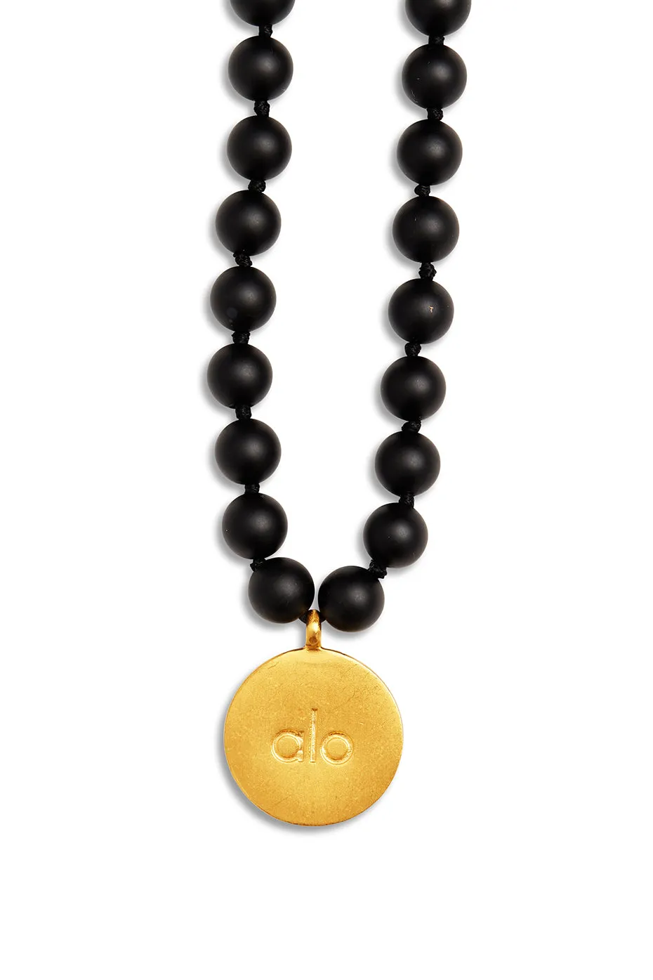 Black Onyx Mala Necklace sold by Alo Yoga product image thumbnail 2