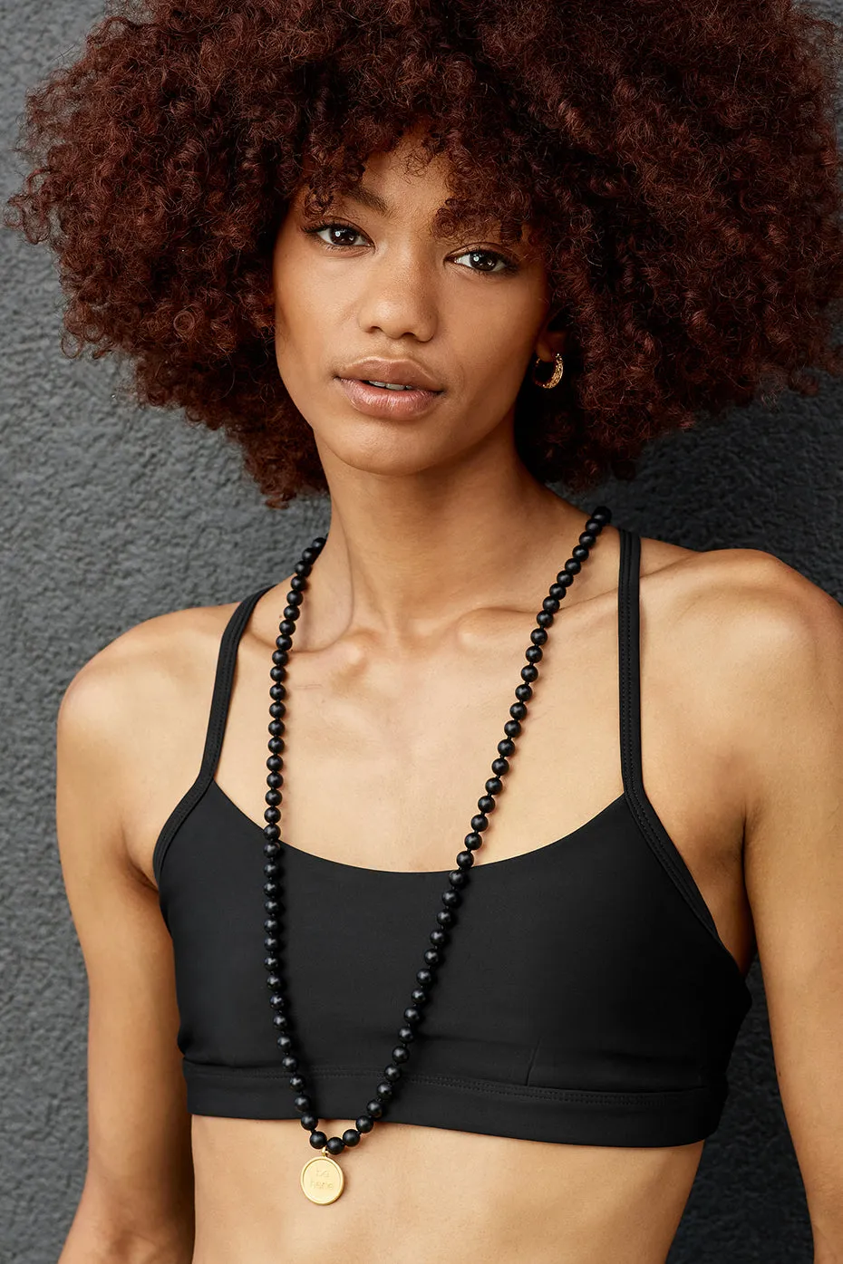 Black Onyx Mala Necklace sold by Alo Yoga product image thumbnail 5