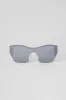 Stunner Sunglasses - Gunmetal/White sold by Alo Yoga