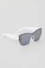 Stunner Sunglasses - Gunmetal/White sold by Alo Yoga