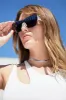 Stunner Sunglasses - Gunmetal/White sold by Alo Yoga