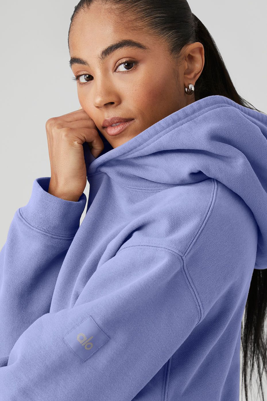 Renown Heavy Weight Hoodie - Infinity Blue sold by Alo Yoga product image thumbnail 4