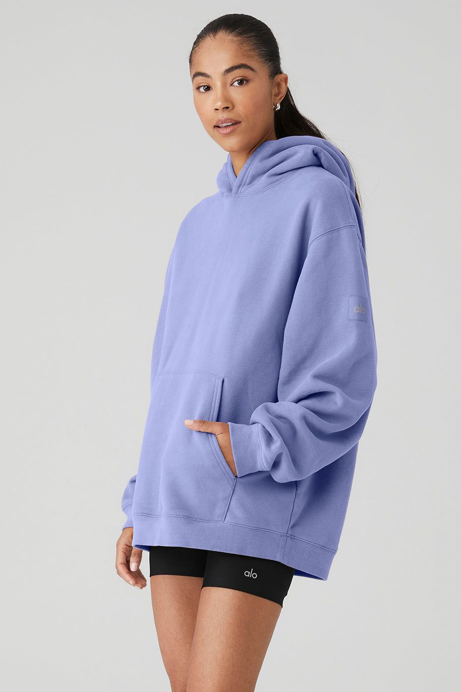 Renown Heavy Weight Hoodie - Infinity Blue sold by Alo Yoga product image thumbnail 3