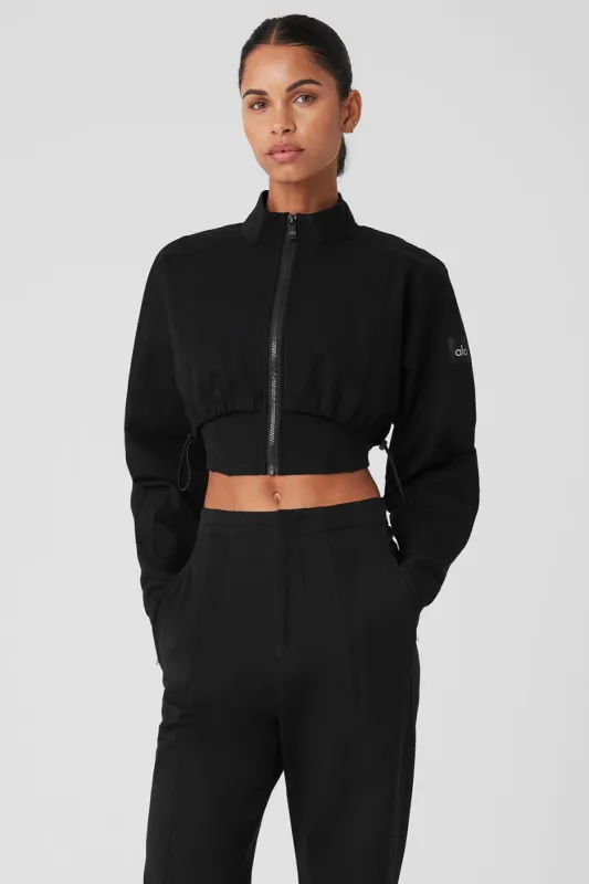 On Point Moto Jacket - Black sold by Alo Yoga