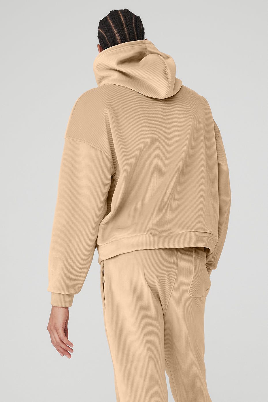 Velour Baller Hoodie - Sand Dune sold by Alo Yoga product image thumbnail 2
