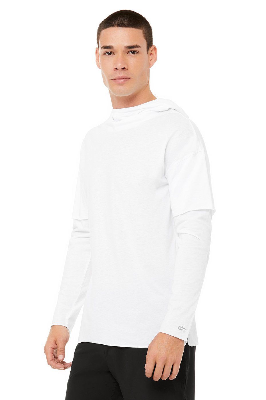 2-In-1 Pullover Hoodie - White sold by Alo Yoga product image thumbnail 3
