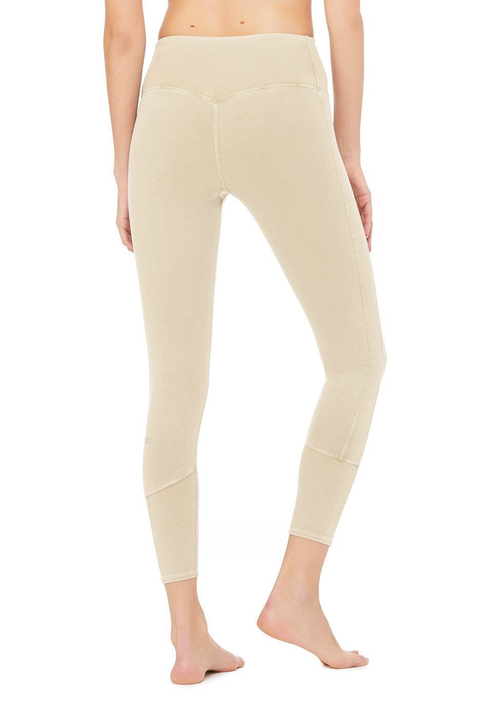 7/8 High-Waist Alo Sueded Lounge Legging - Sandstone Wash sold by Alo Yoga product image thumbnail 3