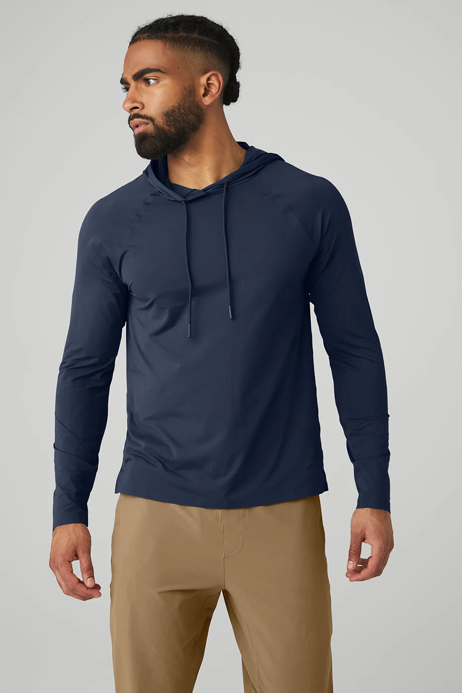 Idol Hooded Runner - Navy sold by Alo Yoga product image thumbnail 4