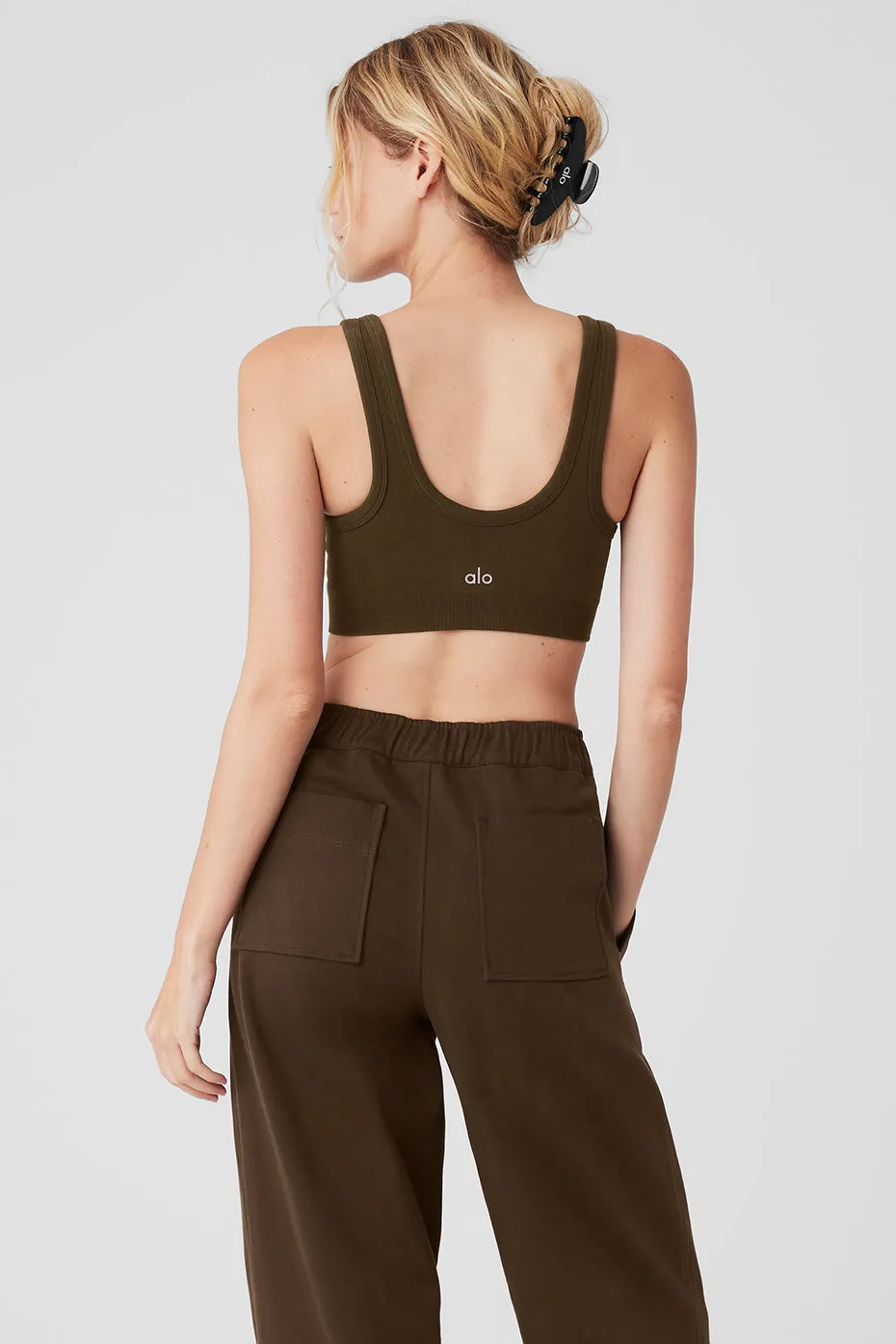 Seamless Chosen Bra - Espresso sold by Alo Yoga product image thumbnail 2