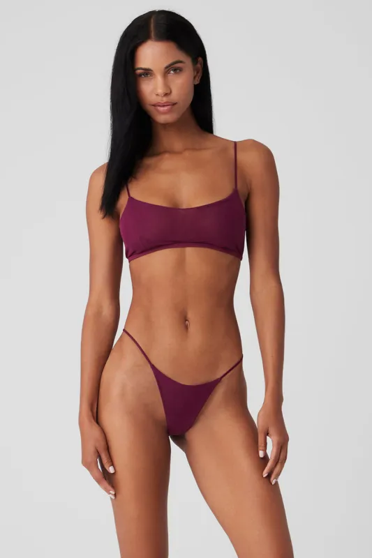 Airmesh Venus Bralette - Wild Berry sold by Alo Yoga