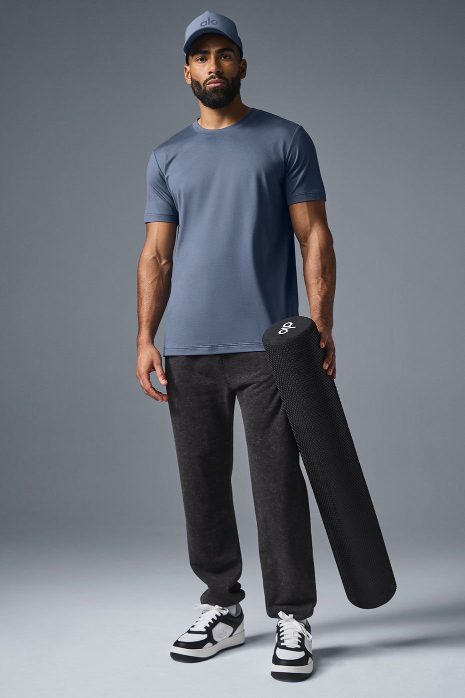 Conquer Reform Crewneck Short Sleeve - Bluestone sold by Alo Yoga product image thumbnail 3