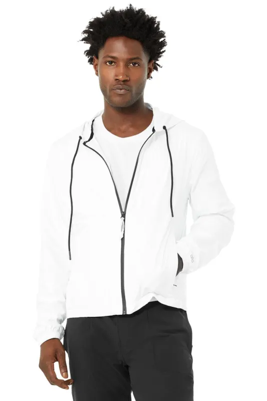 Advent Circuit Jacket - White sold by Alo Yoga