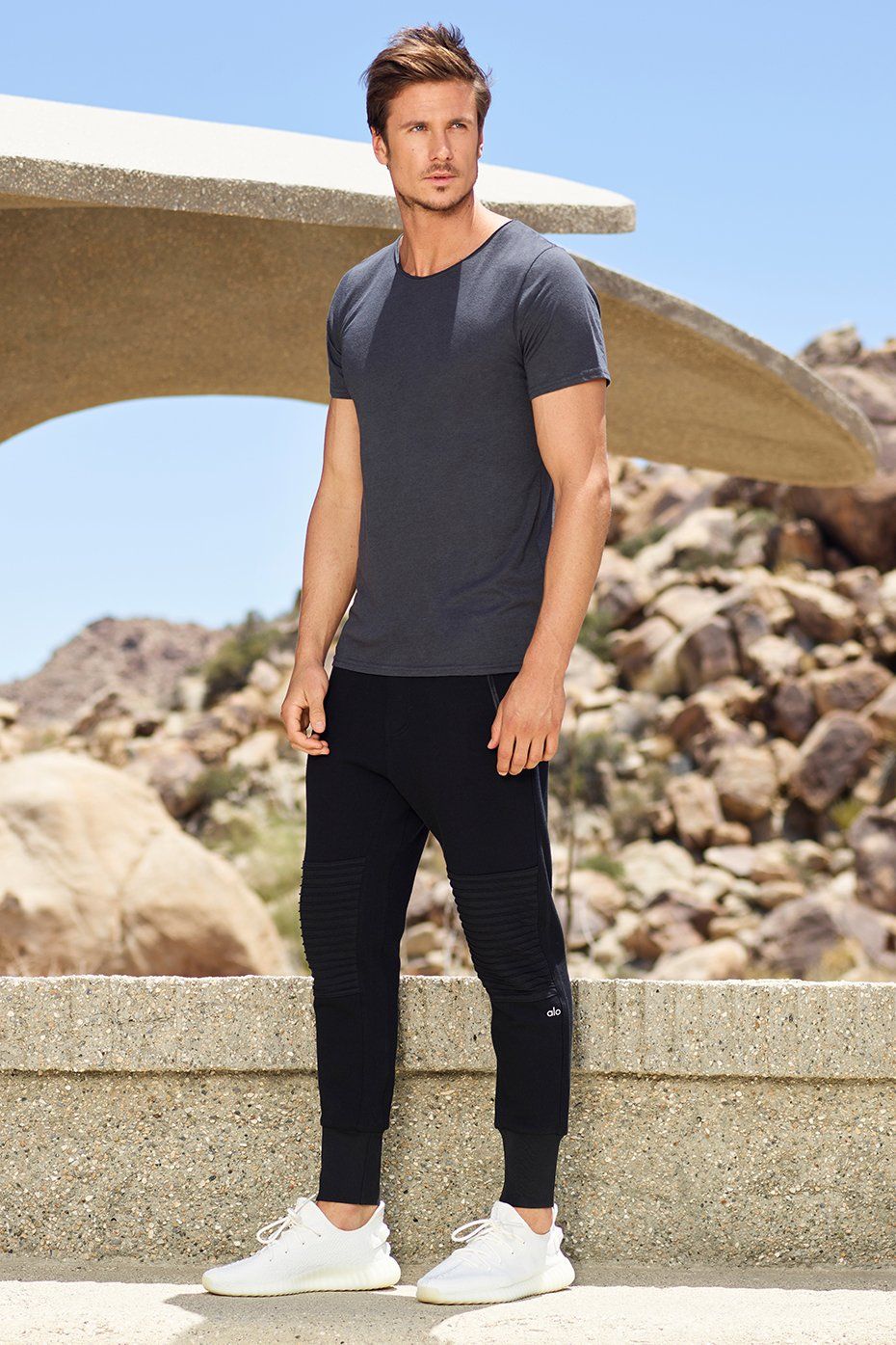 Lounge Moto Jogger - Black sold by Alo Yoga product image thumbnail 5