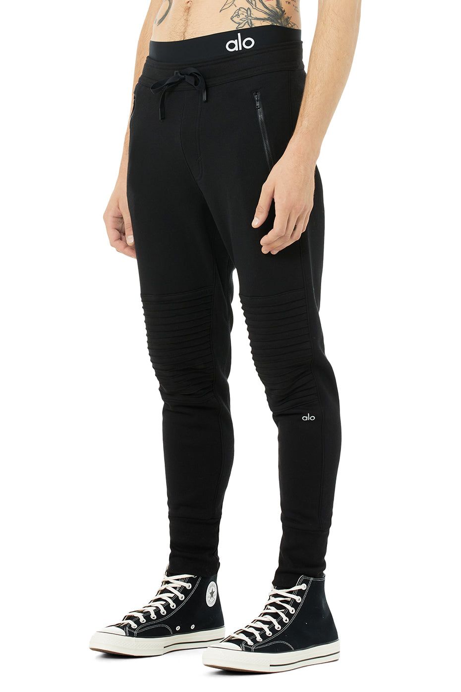 Lounge Moto Jogger - Black sold by Alo Yoga product image thumbnail 3
