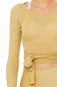 Barre Long Sleeve - Honey sold by Alo Yoga
