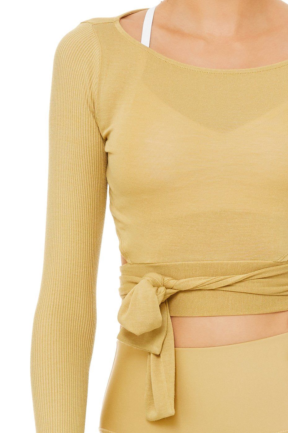 Barre Long Sleeve - Honey sold by Alo Yoga product image thumbnail 4