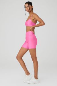 Airlift Intrigue Bra & 5" Airlift Energy Short Set - Paradise Pink sold by Alo Yoga