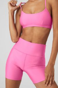 Airlift Intrigue Bra & 5" Airlift Energy Short Set - Paradise Pink sold by Alo Yoga