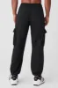 Voyage Utility Cargo Pant - Black sold by Alo Yoga