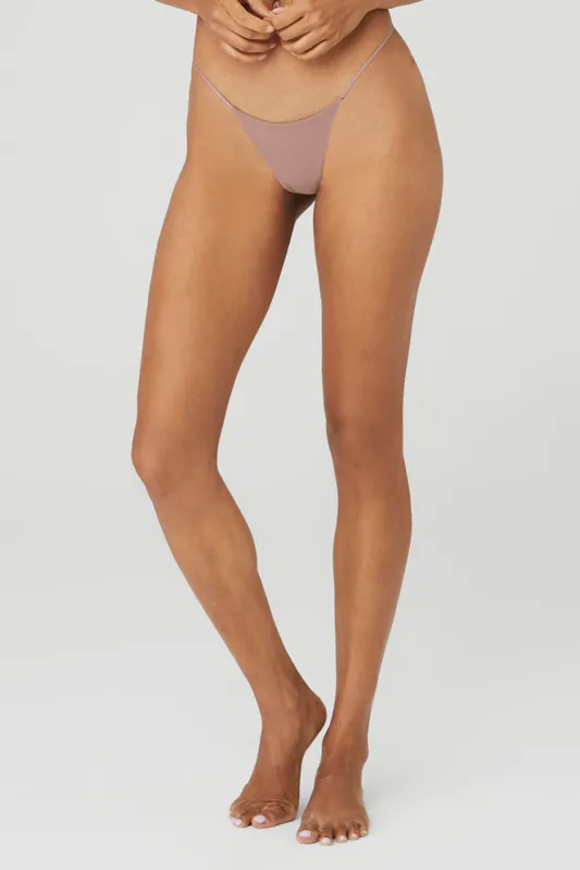 Airmesh Venus Thong - Smoky Quartz sold by Alo Yoga