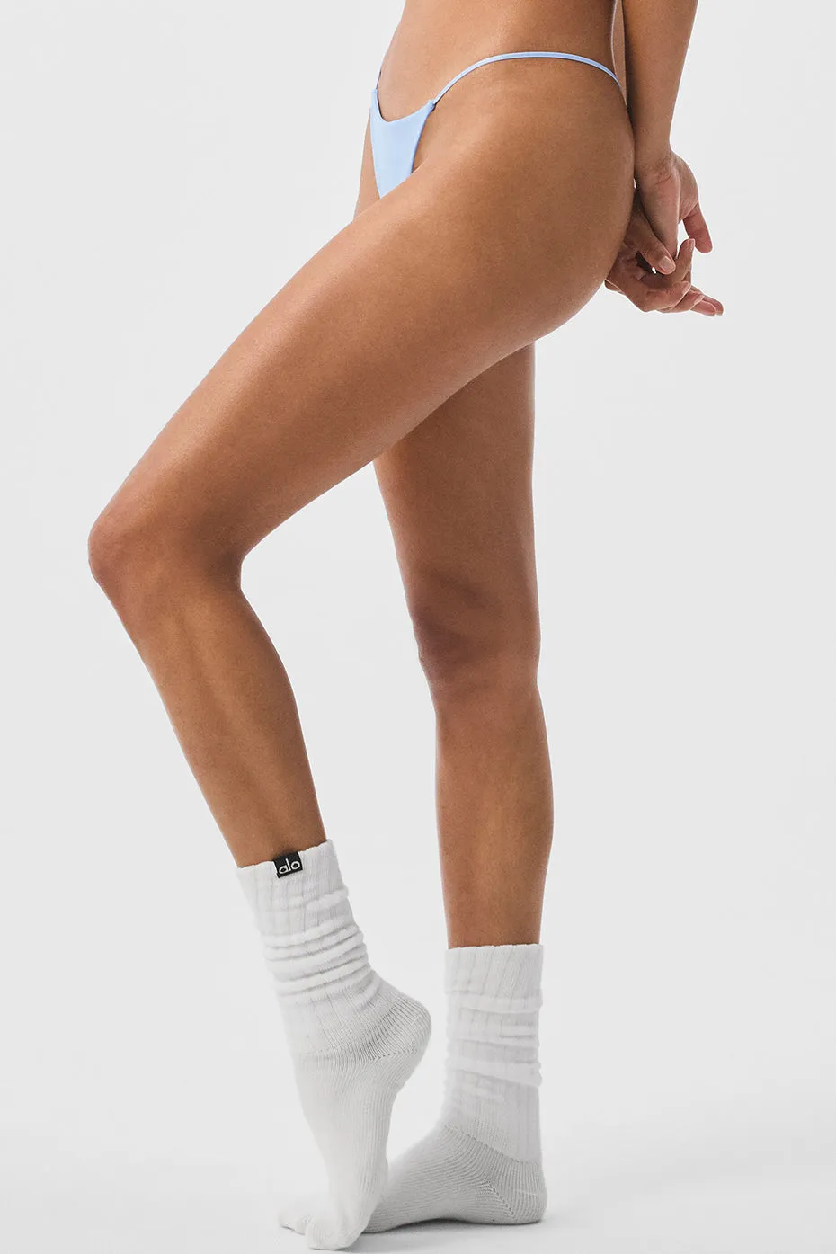 Airmesh Venus Thong - Seashell Blue sold by Alo Yoga product image thumbnail 2