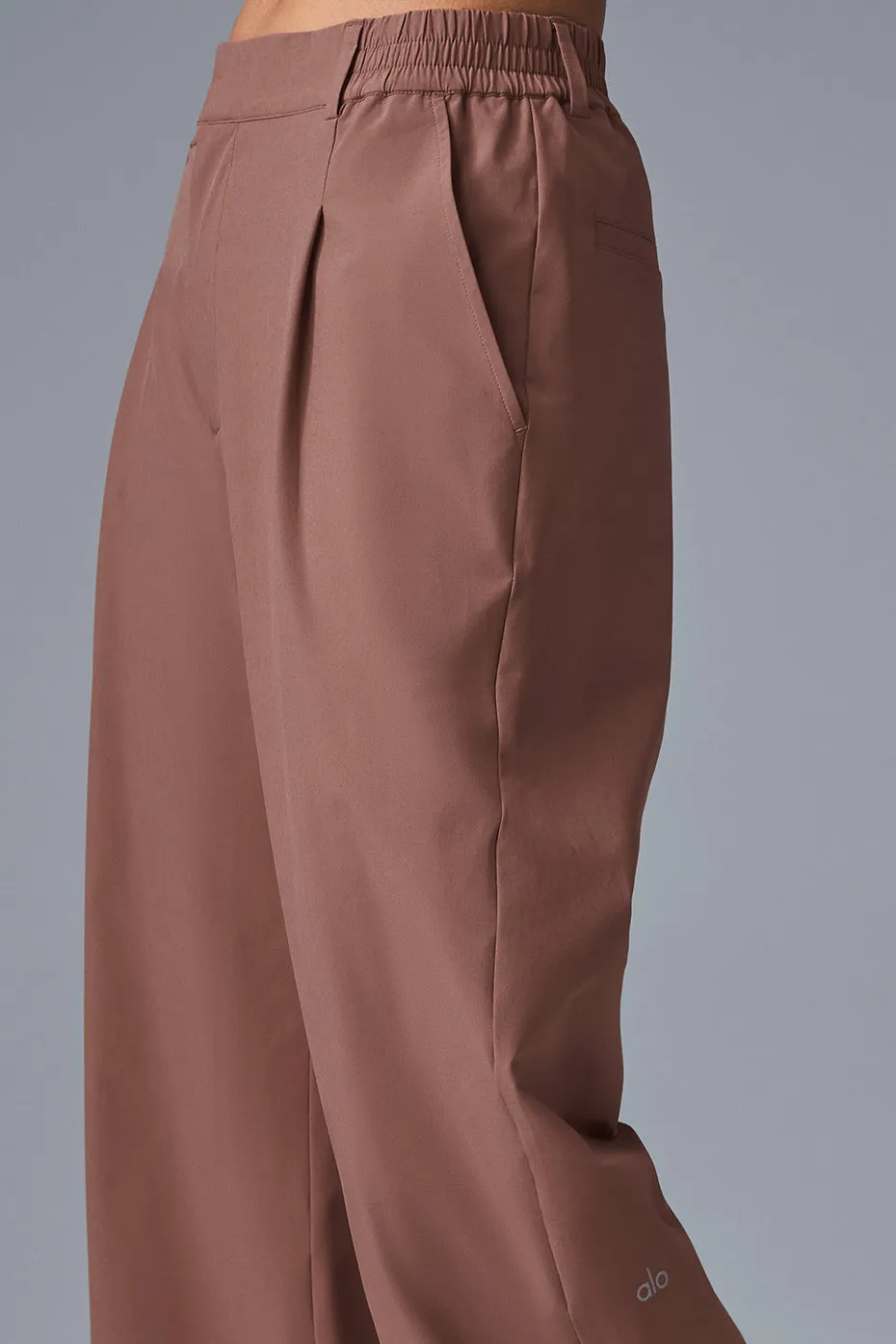 High-Waist Pursuit Trouser (Long) - Chestnut sold by Alo Yoga product image thumbnail 5