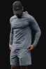 Conquer Reform Long Sleeve With Hood - Steel Grey sold by Alo Yoga
