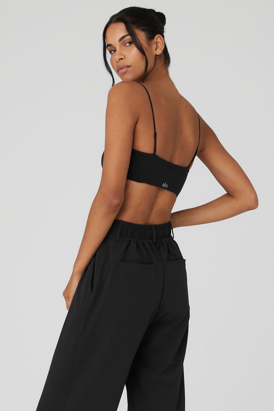 Airbrush Socialite Bandeau - Black sold by Alo Yoga product image thumbnail 2