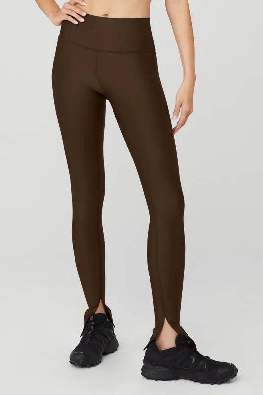 Airlift High-Waist Elongated Legging - Espresso sold by Alo Yoga