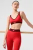 Airlift Line Up Bra - Red Hot Summer sold by Alo Yoga
