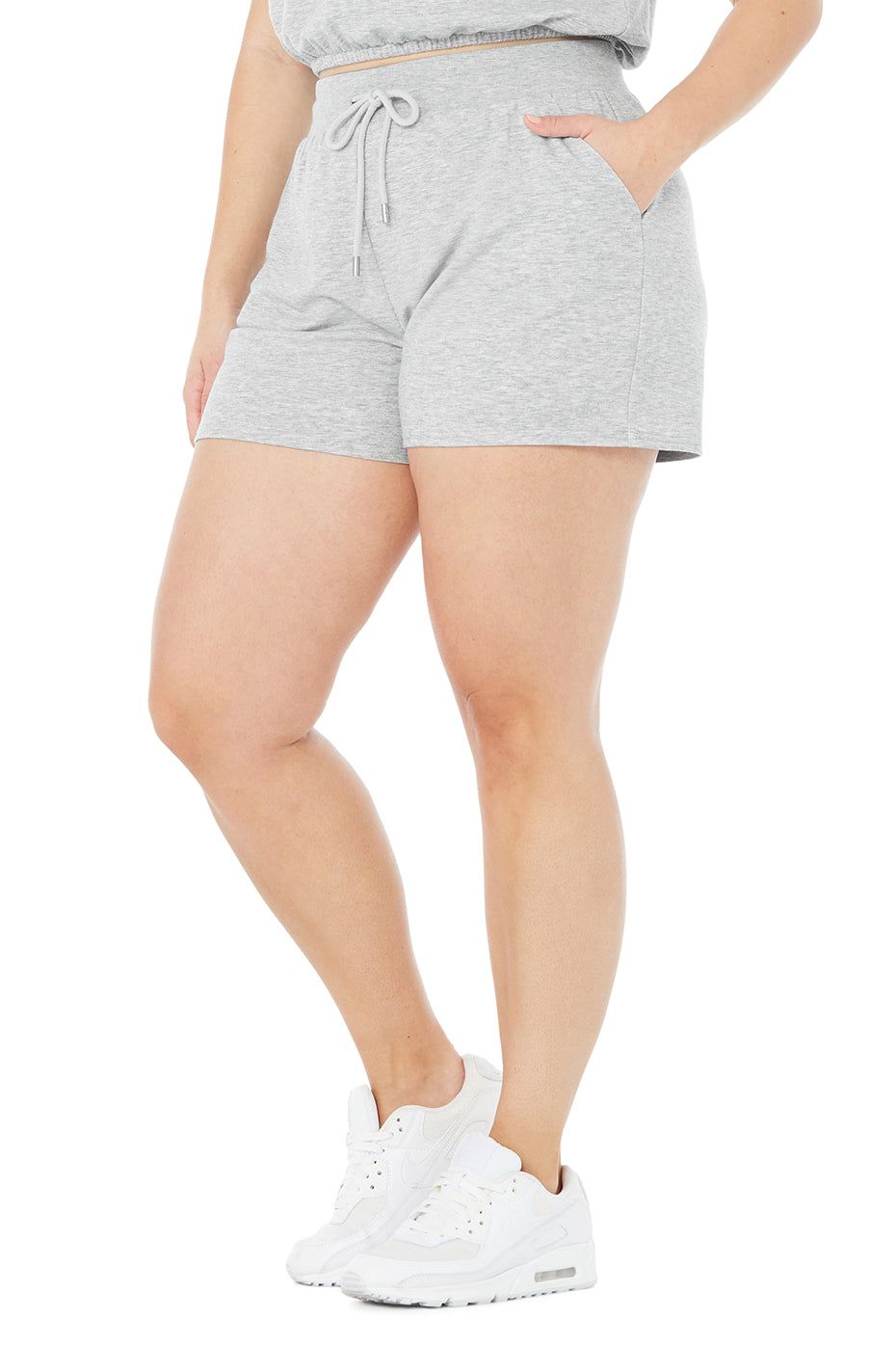 Dreamy Short - Athletic Heather Grey sold by Alo Yoga product image thumbnail 7