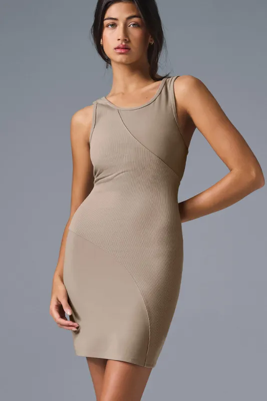 Alosoft Sunbeam Dress - Gravel sold by Alo Yoga