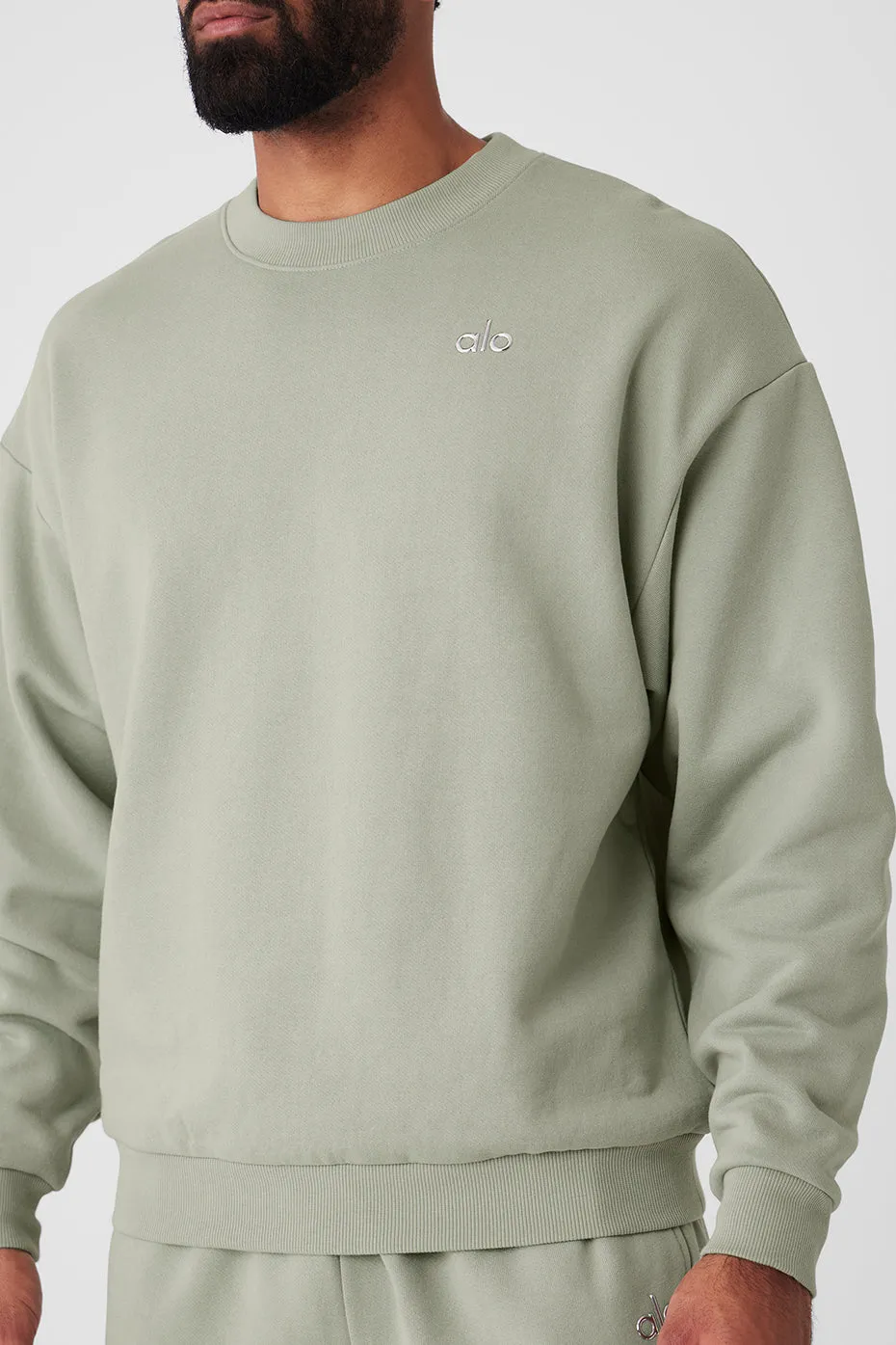 Accolade Crew Neck Pullover - Limestone sold by Alo Yoga product image thumbnail 4