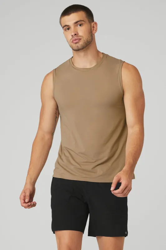 Idol Performance Tank - Gravel sold by Alo Yoga