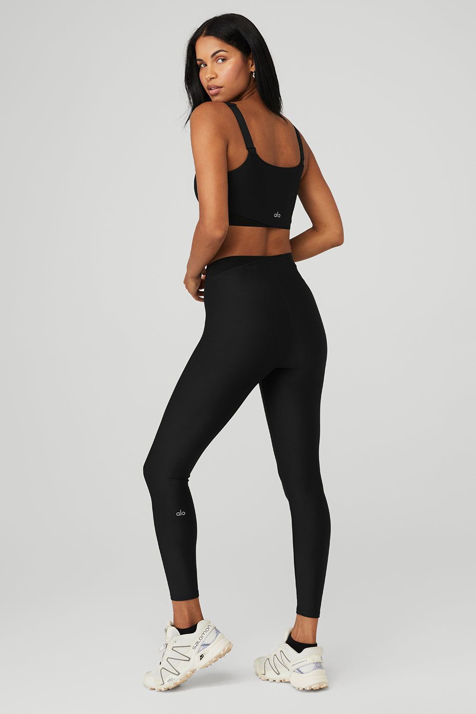 Airlift Corset Bra & Airlift High-Waist 7/8 Corset Legging Set - Black sold by Alo Yoga product image thumbnail 3