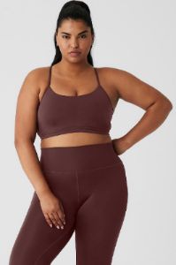 Airlift Intrigue Bra - Cherry Cola sold by Alo Yoga