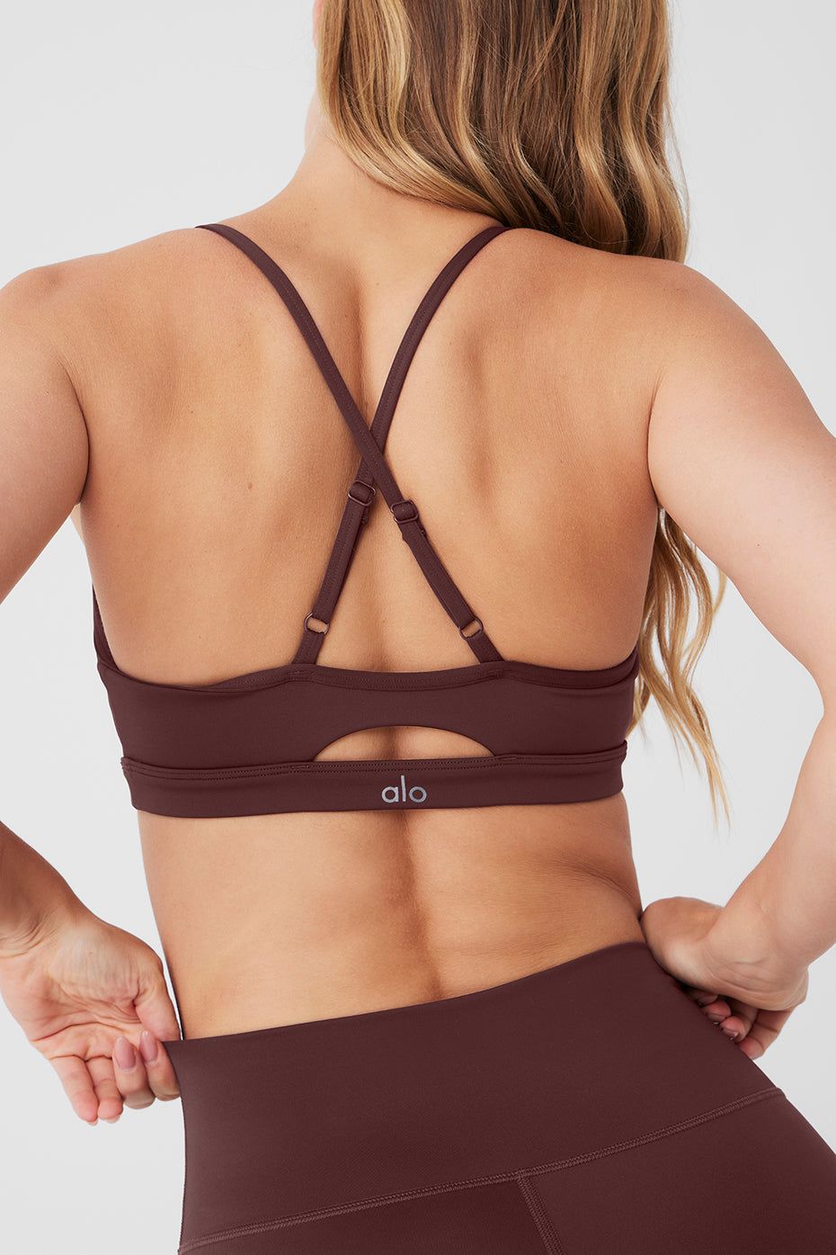 Airlift Intrigue Bra - Cherry Cola sold by Alo Yoga product image thumbnail 4