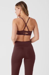 Airlift Intrigue Bra - Cherry Cola sold by Alo Yoga