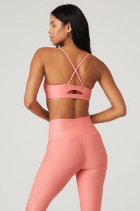 Airlift Intrigue Bra - Strawberry Lemonade sold by Alo Yoga