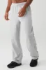 Accolade Straight Leg Sweatpant - Athletic Heather Grey sold by Alo Yoga