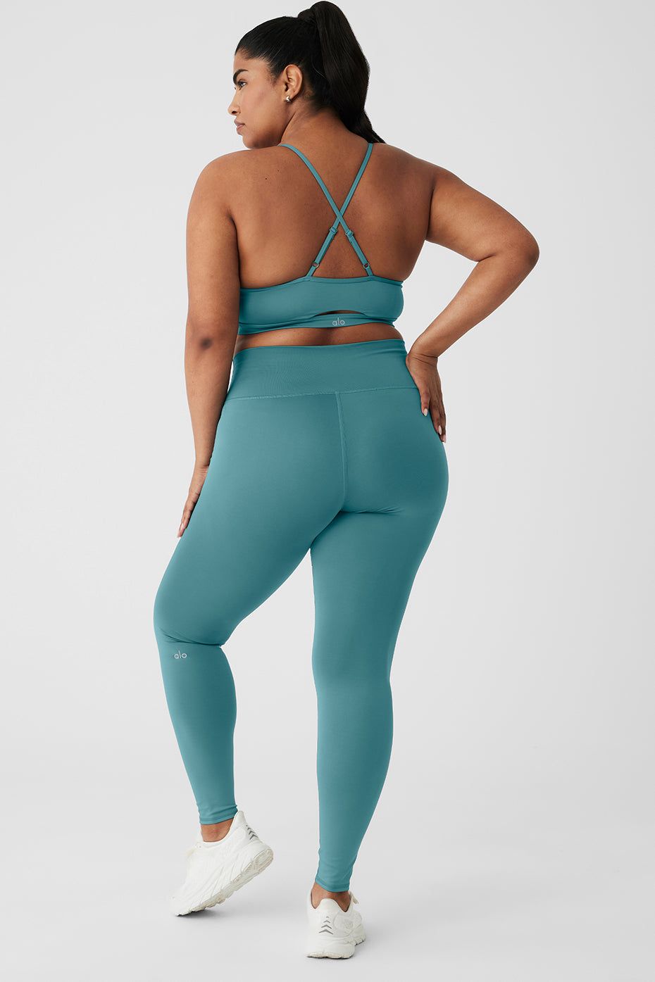 Airlift Intrigue Bra & High-Waist Airlift Legging Set sold by Alo Yoga product image thumbnail 76