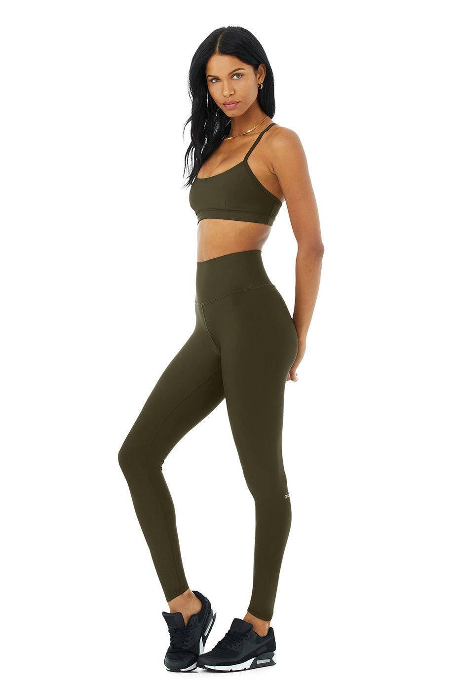 Airlift Intrigue Bra & High-Waist Airlift Legging Set sold by Alo Yoga product image thumbnail 11