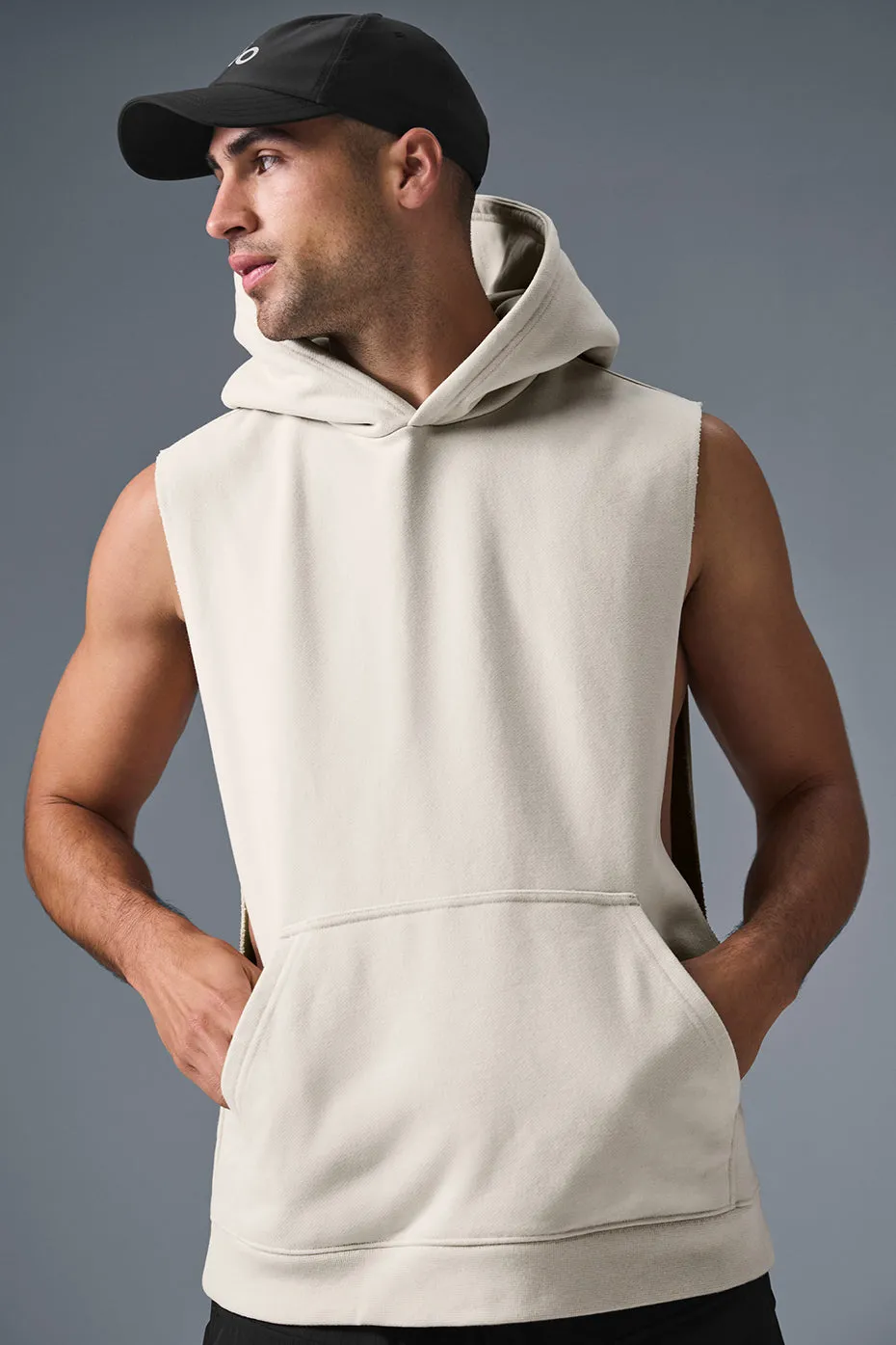 Renown Sleeveless Hoodie - Bone sold by Alo Yoga product image thumbnail 3